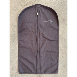 Ermenegildo Zegna Garment Bag 31'x18' Suit/Coat Dustcover Silver Trim/Zip Gray